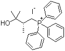 (R)-(3-羟基-2,3-二甲基丁基)三苯基碘化磷结构式_138079-59-1结构式