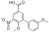 3,6-Dimethoxy-5-nitro-[1,1-biphenyl]-3-carboxylicacid Structure,1381944-20-2Structure