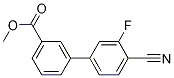 Methyl4-cyano-3-fluoro-[1,1-biphenyl]-3-carboxylate Structure,1381944-52-0Structure