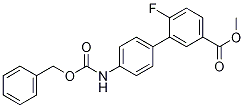 Methyl4-(((benzyloxy)carbonyl)amino)-6-fluoro-[1,1-biphenyl]-3-carboxylate Structure,1381944-53-1Structure