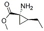 (1s-顺式)-(9ci)-1-氨基-2-乙基-环丙烷羧酸甲酯结构式_138457-95-1结构式