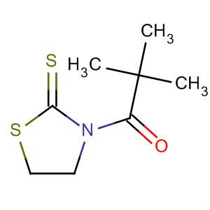 2,2-二甲基-1-(2-硫氧代噻唑啉-3-基)丙烷-1-酮结构式_138459-91-3结构式