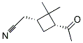 (1r-顺式)-(9ci)-3-乙酰基-2,2-二甲基-环丁烷乙腈结构式_138512-75-1结构式