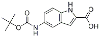 5-[[(1,1-Dimethylethoxy)carbonyl]amino]-1h-indole-2-carboxylic acid Structure,138730-81-1Structure