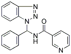 N-(1H-benzotriazol-1-ylphenylmethyl)-3-pyridinecarboxamide Structure,138768-28-2Structure