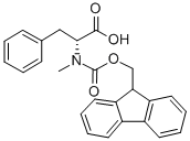 N-芴甲氧羰酰基-N-甲基-D-苯丙氨酸结构式_138775-05-0结构式