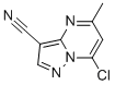 7-Chloro-5-methylpyrazolo[1,5-a]pyrimidine-3-carbonitrile Structure,138904-34-4Structure