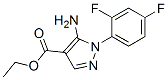 5-氨基-1-(2,4-二氟苯基)-1H-吡唑-4-羧酸乙酯结构式_138907-72-9结构式