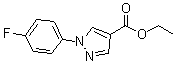 Ethyl 1-(4-fluorophenyl)-1h-pyrazole-4-carboxylate Structure,138907-73-0Structure