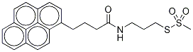 1-Pyrenebutyryl Aminopropyl Methanethiosulfonate Structure,1391053-24-9Structure