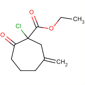 Ethyl 1-chloro-6-methylene-2-oxocycloheptane-1-carboxylate Structure,139197-14-1Structure