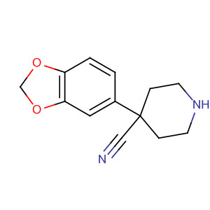 4-(1,3-Benzodioxol-5-yl)-4-piperidinecarbonitrile Structure,139225-50-6Structure