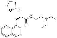 (aS,2R)-四氢-a-(1-萘甲基)-2-呋喃丙酸 2-(二乙基氨基)乙酯结构式_139240-17-8结构式