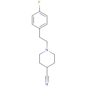 4-Cyano-1-[2-(4-fluorophenyl)ethyl]piperidine Structure,139290-67-8Structure