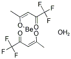 铍;(Z)-5,5,5-三氟-4-氧代-戊-2-烯-2-醇;(E)-5,5,5-三氟-4-氧代-戊-2-烯-2-醇;水合物结构式_13939-10-1结构式