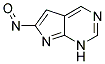 (9ci)-6-亚硝基-1H-吡咯并[2,3-d]嘧啶结构式_139392-54-4结构式