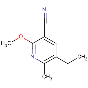 5-Ethyl-2-methoxy-6-methyl-3-pyridinecarbonitrile Structure,139393-90-1Structure