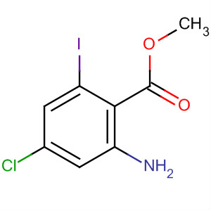 Methyl 2-amino-4-chloro-6-iodobenzoate Structure,139422-27-8Structure