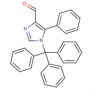 5-苯基-1-三苯甲游基-1H-咪唑-4-甲醛结构式_139478-14-1结构式