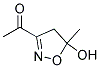 Ethanone, 1-(4,5-dihydro-5-hydroxy-5-methyl-3-isoxazolyl)-(9ci) Structure,139520-56-2Structure