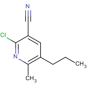 2-Chloro-6-methyl-5-propylnicotinonitrile Structure,139548-86-0Structure