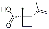 (1s-顺式)-(9ci)-1-甲基-2-(1-甲基乙烯)-环丁烷羧酸结构式_139561-18-5结构式