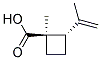(1r-反式)-(9ci)-1-甲基-2-(1-甲基乙烯)-环丁烷羧酸结构式_139561-19-6结构式