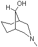 (1R,5s,9-anti)-3-methyl-3-azabicyclo[3.3.1]nonane-9-ol Structure,13962-79-3Structure