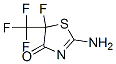 2-氨基-5-氟-5-三氟甲基-4,5-二氢-1,3-噻唑-4-酮结构式_13973-15-4结构式