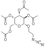 2-叠氮基乙基2,3,4,6-四-O-乙酰基β-D-吡喃半乳糖苷结构式_139888-80-5结构式