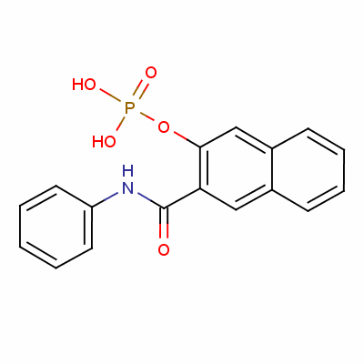 Naphthol as-phosphate,naphthol free Structure,13989-98-5Structure