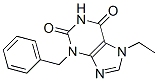 3-苄基-7-乙基-3,7-二氢嘌呤-2,6-二酮结构式_139927-85-8结构式