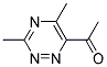 Ethanone, 1-(3,5-dimethyl-1,2,4-triazin-6-yl)-(9ci) Structure,139938-60-6Structure