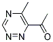 Ethanone, 1-(5-methyl-1,2,4-triazin-6-yl)-(9ci) Structure,139938-64-0Structure