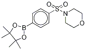 4-(4-(4,4,5,5-Tetramethyl-1,3,2-dioxaborolan-2-yl)phenylsulfonyl)morpholine Structure,1401222-64-7Structure