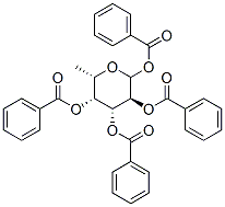 1,2,3,4-Tetra-o-benzoyl-6-deoxyhexopyranose Structure,140223-15-0Structure