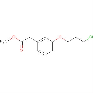 Methyl 2-[3-(3-chloropropoxy)phenyl]acetate Structure,140232-81-1Structure