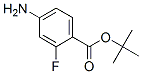 Benzoic acid, 4-amino-2-fluoro-, 1,1-dimethylethyl ester Structure,140373-77-9Structure