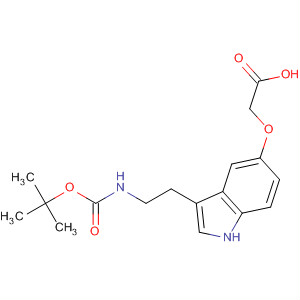 2-(3-(2-(Tert-butoxycarbonyl)ethyl)-1h-indol-5-yloxy)acetic acid Structure,140380-37-6Structure