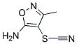 3-Methyl-4-thiocyanato-isoxazol-5-amine Structure,140454-86-0Structure