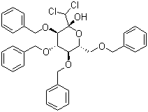 2,3,4,6-Tetra-o-benzyl-1-c-dichloromethyl-d-glucopyranose Structure,140658-50-0Structure