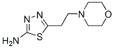 5-[2-(4-Morpholinyl)ethyl]-1,3,4-thiadiazol-2-amine Structure,14068-83-8Structure