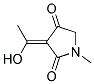 (z)-(9ci)-3-(1-羟基亚乙基)-1-甲基-2,4-吡咯烷二酮结构式_140837-96-3结构式