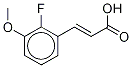 (2E)-3-(2-fluoro-3-methoxyphenyl)-2-propenoic acid Structure,1409950-69-1Structure