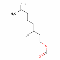 7-Octen-1-ol, 3,7-dimethyl-, formate Structure,141-09-3Structure