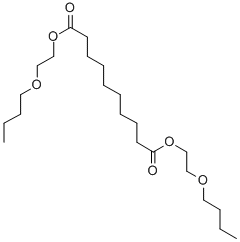 Bis(2-butoxyethyl) sebacate Structure,141-19-5Structure