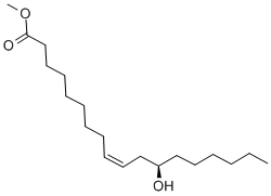 (9Z,12r)-12-hydroxy-9-octadecenoic acid methyl ester Structure,141-24-2Structure