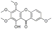 1-Hydroxy-2,3,4,7-tetramethoxyxanthone Structure,14103-09-4Structure