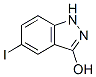 3-Hydroxy-5-iodo (1h)indazole Structure,141122-62-5Structure