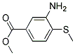 (9ci)-3-氨基-4-(甲基硫代)-苯甲酸甲酯结构式_141238-13-3结构式